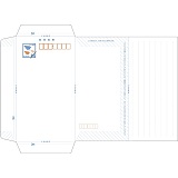 ミニレター　郵便書簡　85円　100枚　未開封品　らくらくメルカリ便発送 Amazon.co.jp: 新料金 85円 ミニレター 郵便書簡 10枚組 折り曲げ