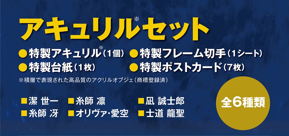 ブルーロック オリジナルグッズ+フレーム切手セット｜郵便局のネット