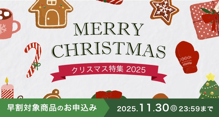 クリスマス限定 コンパクト レター Merry Christmas！ 華やかなクリスマスシーズン、大切な方へ感謝