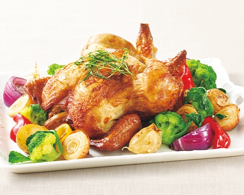丸ごとローストチキン