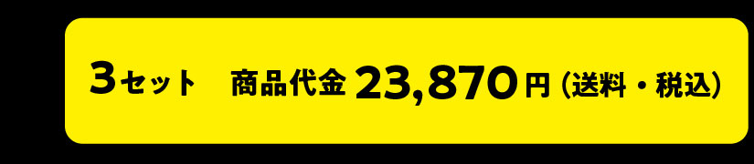 3�Z�b�g�@���i����@23,870�~�i�����E�ō��j