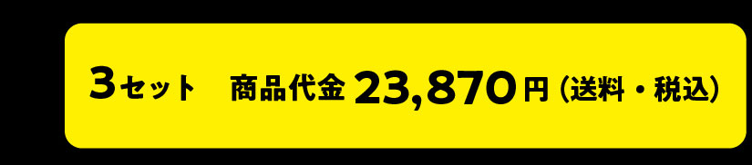 3�Z�b�g�@���i����@23,870�~�i�����E�ō��j