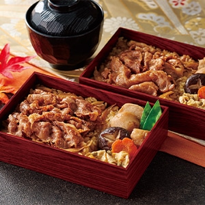 <おこわ米八×人形町今半>黒毛和牛すき焼きおこわ重 2人前