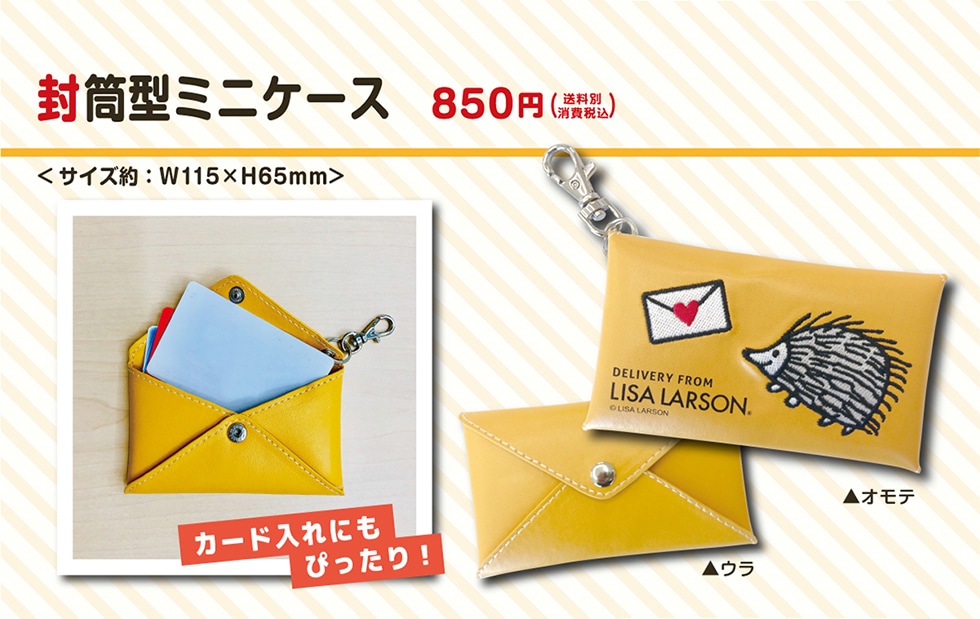封筒型ミニケース 850円(送料別・消費税込)