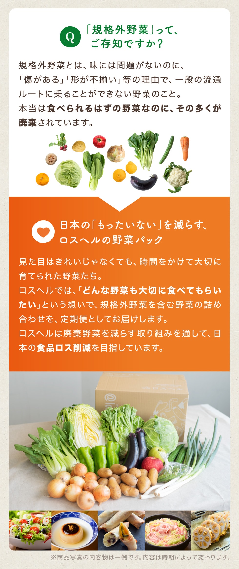 ロスヘル／地球にやさしい野菜宅配｜郵便局のネットショップ