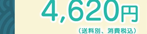�̔����i4,620�~(�����ʁA����ō�)