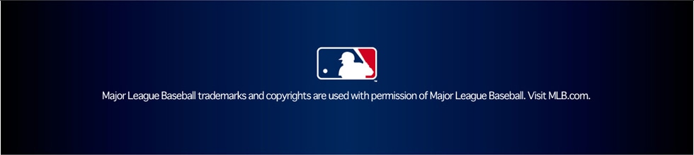 Major League Baseball trademarks and copyrights are used with permission of Major League Baseball. Visit MLB.cpm.