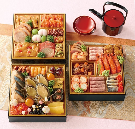 婦人画報のおせち 和洋中三段重