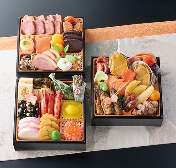 京都伏見清和荘監修和風おせち料理 三段重