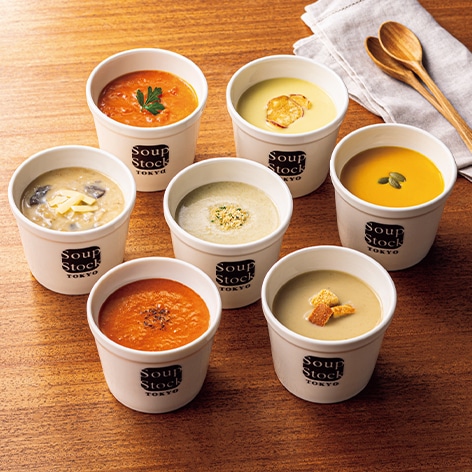 【冷凍】<スープストックトーキョー>人気のポタージュ7個セット