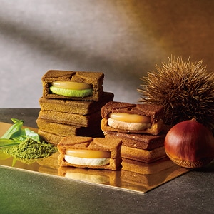 プレスバターサンド バターサンド3種詰合せ〈栗・宇治抹茶〉