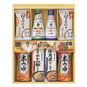 <キッコーマン>生しょうゆ&うちのごはん詰合せ