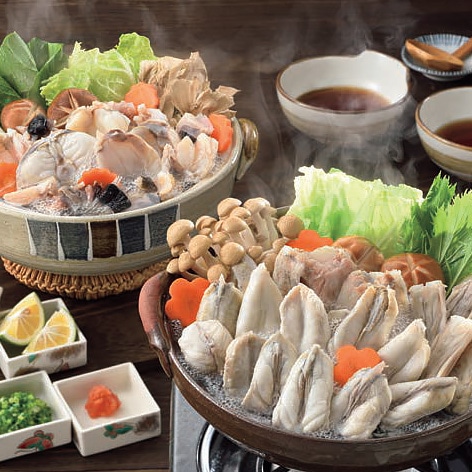 東西味くらべ(国産天然ふぐとあんこう鍋)