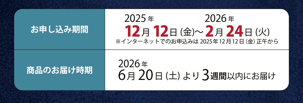 \݊ 2025N1212()~2026N224()C^[lbgł̂\݂2025N1212()߂ \݊ԏî͂ 2026N620(y)3TԈȓɂ͂