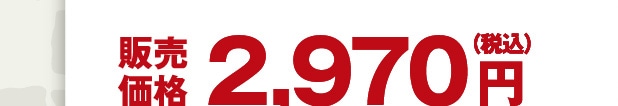 �̔����i 2,970�~�i�ō��j