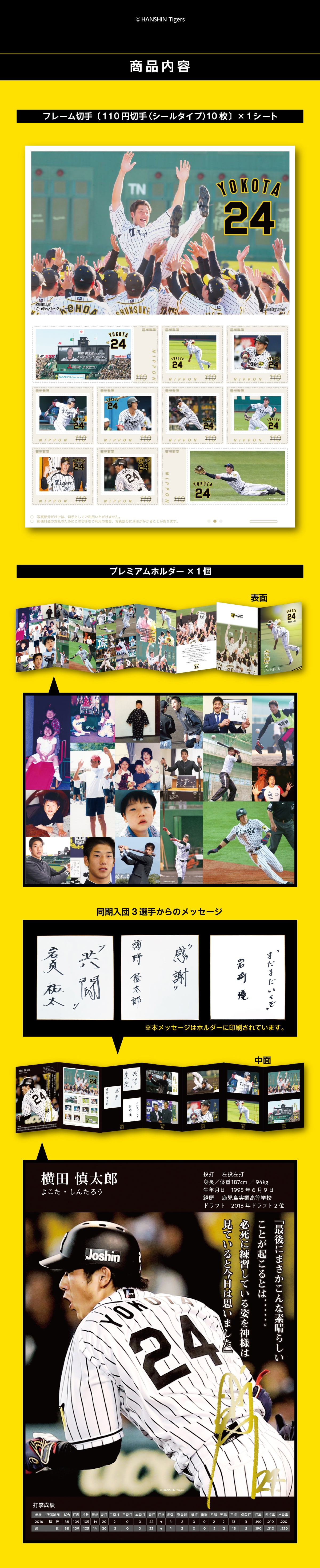 ⓒOHANSHIN Tigers�@���i���e�@�t���[���؎� [110�~�؎� (�V�[���^�C�v) 10���l �~1�V�[�g�@�v���~�A���z���_�[�~1�@�������c3�I�肩��̃��b�Z�[�W