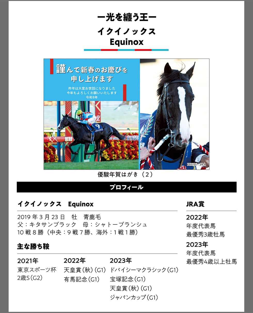 優駿年賀はがき｜郵便局のネットショップ